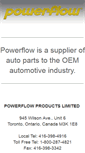 Mobile Screenshot of powerflowinc.com